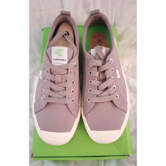 Cariuma OCA Low Mystic Grey Canvas Sneaker Women's 8.5 (Men's 7) New- $89 - Picture 4 of 5